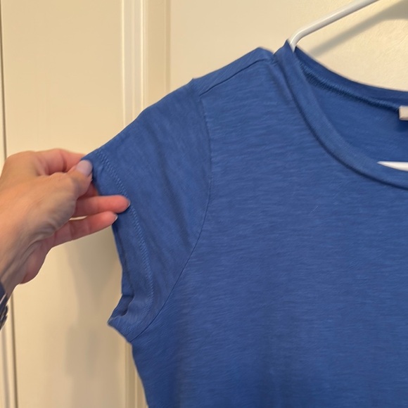 LOFT‎ Blue Tiered Midi Sundress - Picture 3 of 4